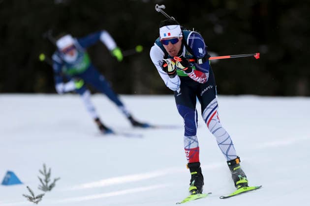 (260208) -- ANTERSELVA, Feb. 8, 2026 -- Quentin Fillon Maillet of France competes during the biathlon mixed relay 4 x 6km (M+W) at the Milan-Cortina 2026 Olympic Winter games, Winterspiele,Spiele, Summer games in Anterselva, Italy, Feb. 8, 2026. ) (MICO2026)ITALY-ANTERSELVA-OLYMPIC WINTER GAMES-BIATHLON-MIXED RELAY 4 x 6KM (M+W) ZhangxTao 