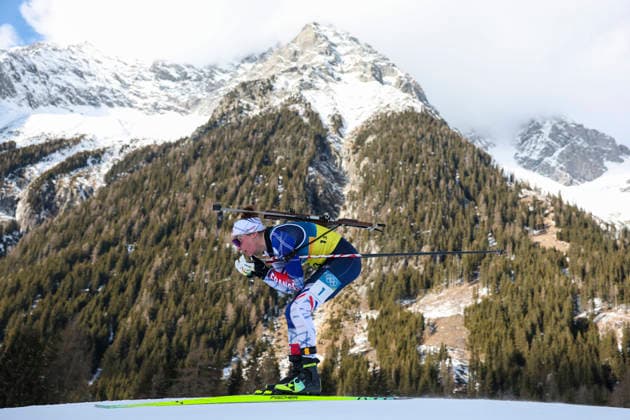 (260208) -- ANTERSELVA, Feb. 8, 2026 -- Lou Jeanmonnot of France competes during the biathlon mixed relay 4 x 6km (M+W) at the Milan-Cortina 2026 Olympic Winter games, Winterspiele,Spiele, Summer games in Anterselva, Italy, Feb. 8, 2026. ) (MICO2026)ITALY-ANTERSELVA-OLYMPIC WINTER GAMES-BIATHLON-MIXED RELAY 4 x 6KM (M+W) ZhangxTao 