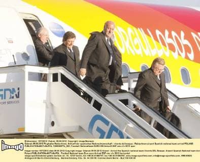 Football, EURO 2012, Arrival Spain in Gdansk