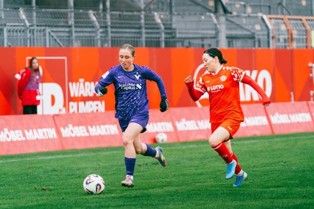Pia Metzker, FC Viktoria Berlin Pia Metzker, FC Viktoria Berlin, at the match 1 FSV Mainz 05 against FC Viktoria Berlin in the 2 Womens Bundesliga Mainz Copyright: xKaixHeuserxKaixHeuserx