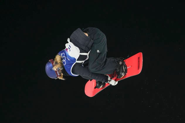 OLYMPICS - Winter Olympic Games, Olympische Spiele, Olympia, OS Milano Cortina 2026 LIVIGNO,ITALY,08.FEB.26 - OLYMPICS, SNOWBOARD - Winter Olympic Games Milano Cortina 2026, Big Air, qualification, women. Image shows Anna Gasser (AUT).  GEPAxpictures xHaraldxSteiner