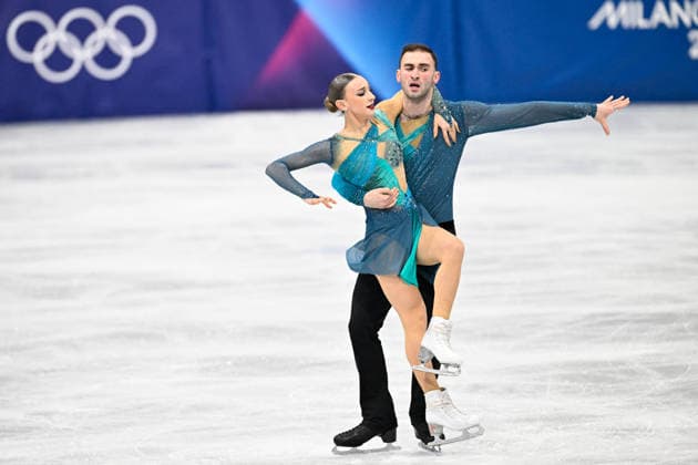 Winter Olympics - Pair Skating - Free Skating Team Event - Milan Anastasiia Metelkina and partner Luka Berulava of Team Georgia compete in the Figure skating, Eiskunstlauf pair free skating team event during the Milano Cortina 2026 Winter Olympic Games, Olympische Spiele, Olympia, OS at Milano Ice Skating Arena in Milan, Italy on February 8, 2026. Photo by JMP ABACAPRESS.COM Milan Italy  Copyright: xJMP ABACAx