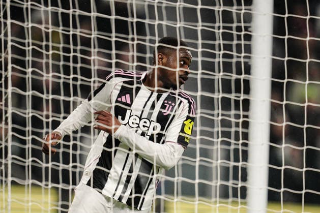 Juventus Pierre Kalulu during the Serie A soccer match between Juventus and Lazio at the Allianz Stadium in Turin, north west Italy - Sunday, February 08, 2026. - Soccer .  Copyright: xMarcoxAlpozzi LaPressex