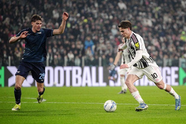during the Serie A soccer match between Juventus and Lazio at the Allianz Stadium in Turin, north west Italy - Sunday, February 08, 2026. - Soccer .  Copyright: xMarcoxAlpozzi LaPressex