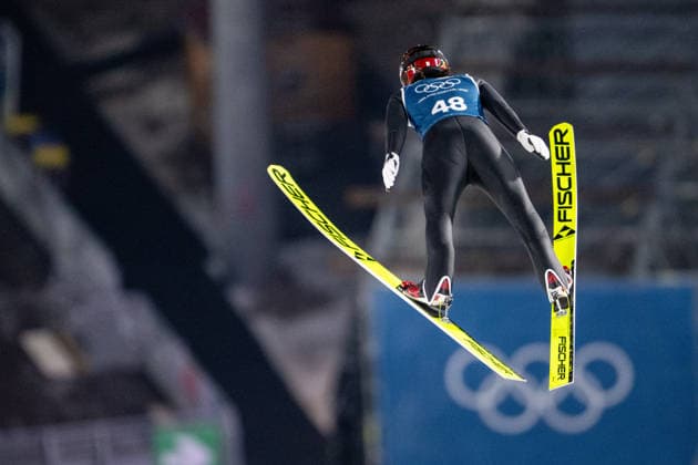 OLYMPICS - Winter Olympic Games, Olympische Spiele, Olympia, OS Milano Cortina 2026 VAL DI FIEMME,ITALY,08.FEB.26 - OLYMPICS, Ski jumping, Skispringen, Ski, nordisch - Winter Olympic Games Milano Cortina 2026, normal hill, men, training. Image shows Ren Nikaido (JPN).  GEPAxpictures xOliverxLerch