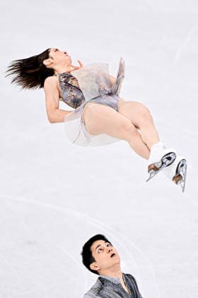 Riku MIURA & Ryuichi KIHARA (JPN), during Team Event - Pair Skating Free Skating, at the Olympic Winter games, Winterspiele,Spiele, Summer games Milano Cortina 2026, at Milano Ice Skating Arena, on February 8, 2026 in Milan, Italy. Noxthirdxpartyxsales  aflo_318991376