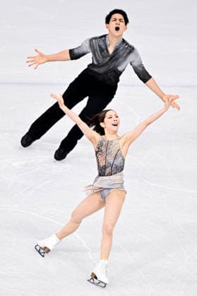 Riku MIURA & Ryuichi KIHARA (JPN), during Team Event - Pair Skating Free Skating, at the Olympic Winter games, Winterspiele,Spiele, Summer games Milano Cortina 2026, at Milano Ice Skating Arena, on February 8, 2026 in Milan, Italy. Noxthirdxpartyxsales  aflo_318991471