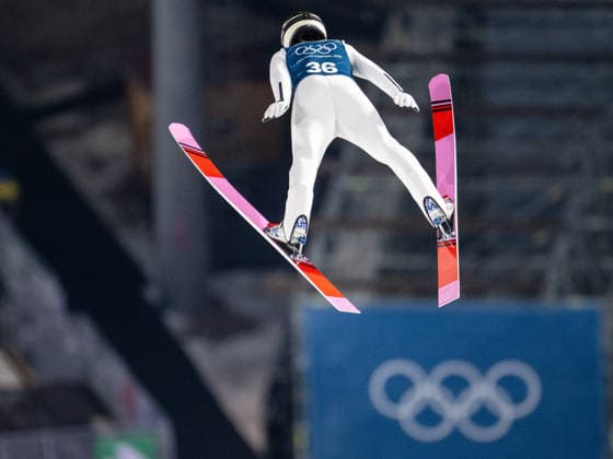 OLYMPICS - Winter Olympic Games, Olympische Spiele, Olympia, OS Milano Cortina 2026 VAL DI FIEMME,ITALY,08.FEB.26 - OLYMPICS, Ski jumping, Skispringen, Ski, nordisch - Winter Olympic Games Milano Cortina 2026, normal hill, men, training. Image shows Naoki Nakamura (JPN).  GEPAxpictures xOliverxLerch
