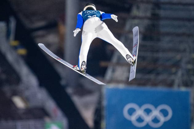 OLYMPICS - Winter Olympic Games, Olympische Spiele, Olympia, OS Milano Cortina 2026 VAL DI FIEMME,ITALY,08.FEB.26 - OLYMPICS, Ski jumping, Skispringen, Ski, nordisch - Winter Olympic Games Milano Cortina 2026, normal hill, men, training. Image shows Timi Zajc (SLO).  GEPAxpictures xOliverxLerch