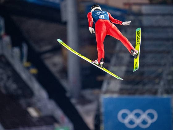 OLYMPICS - Winter Olympic Games, Olympische Spiele, Olympia, OS Milano Cortina 2026 VAL DI FIEMME,ITALY,08.FEB.26 - OLYMPICS, Ski jumping, Skispringen, Ski, nordisch - Winter Olympic Games Milano Cortina 2026, normal hill, men, training. Image shows Gregor Deschwanden (SUI).  GEPAxpictures xOliverxLerch
