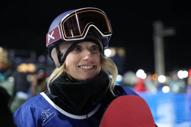 OLYMPICS - Winter Olympic Games, Olympische Spiele, Olympia, OS Milano Cortina 2026 LIVIGNO,ITALY,08.FEB.26 - OLYMPICS, SNOWBOARD - Winter Olympic Games Milano Cortina 2026, Big Air, qualification, women. Image shows Anna Gasser (AUT).  GEPAxpictures xHaraldxSteiner