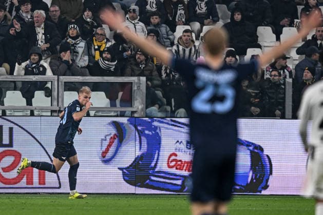 Db Torino 08 02 2026 - campionato di calcio Serie A Juventus-Lazio foto Daniele Buffa Image nella foto: esultanza gol Gustav Isaksen 