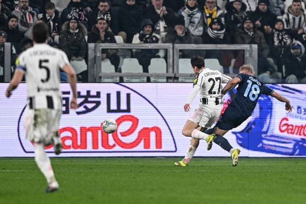 Db Torino 08 02 2026 - campionato di calcio Serie A Juventus-Lazio foto Daniele Buffa Image nella foto: gol Gustav Isaksen 