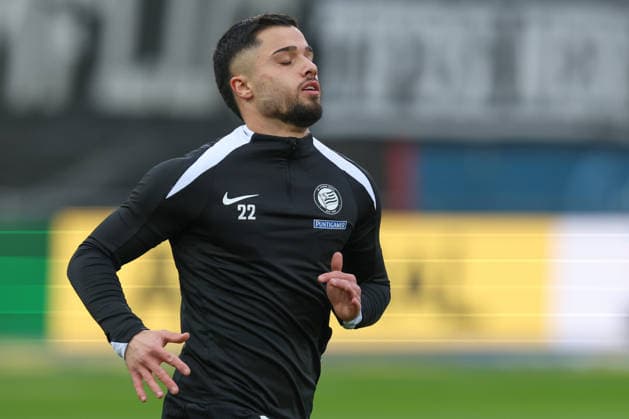 SK Sturm Graz vs SV Ried – Austrian Bundesliga, 08.02.2026 Graz, Austria, 08.Feb.26 - SOCCER - ADMIRAL Bundesliga, SK Sturm Graz vs SV Ried. Image shows Jusuf Gazibegovic (STU). *** SK Sturm Graz vs SV Ried - Austrian Bundesliga, 08 02 2026 Graz, Austria, 08 Feb 26 SOCCER ADMIRAL Bundesliga, SK Sturm Graz vs SV Ried Image shows Jusuf Gazibegovic STU Copyright: xBEAUTIFULxSPORTS Rainerx