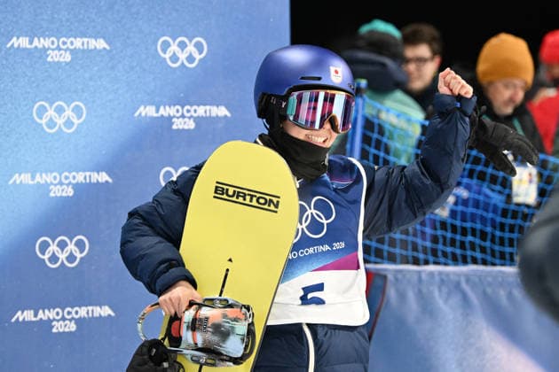 Mari Fukada (JPN), FEBRUARY 8, 2026 - Snowboarding : Women s Big Air Qualification during the Milano Cortina 2026 Olympic Winter games, Winterspiele,Spiele, Summer games at Livigno Snow Park in Livigno, Italy.  aflo_318996896