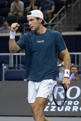 February 8, 2026, Frisco, Texas, USA: TRISTAN BOYER (USA) reacts during a menÃ¢â‚¬â ¢s singles qualifying match at 2026 Nexo Dallas Open at The Ford Center at The Star in Frisco, Texas. Svadja defeated Boyer, 6:3, 5:7, 6:4. Frisco USA - ZUMAh193 20260208_zsp_h193_012 Copyright: xDanielxMcGregor-Huyerx
