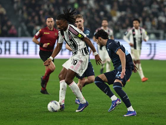 Juventus FC v SS Lazio - Serie A Khephren Thuram participates in the Serie A 2025-2026 match between Juventus and Lazio in Torino, Italy, on February 8, 2026. Torino ITA Italy  Copyright: xLorisxRosellix originalFilename:roselli-juventus260208_npktE.jpg