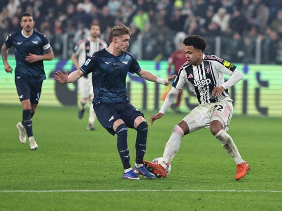 Juventus FC v SS Lazio - Serie A Weston McKennie participates in the Serie A 2025-2026 match between Juventus and Lazio in Torino, Italy, on February 8, 2026. Torino ITA Italy  Copyright: xLorisxRosellix originalFilename:roselli-juventus260208_npXap.jpg