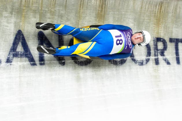 Luge - Milano Cortina 2026 Winter Olympics: Day 2 Svante Kohala during Milano Cortina 2026 Winter Olympics Luge Men™s single compettition in Cortina D Ampezzo on February 8, 2026 Cortina D Ampezzo Italy  Copyright: xFotoxOlimpikx originalFilename:jastrzebowski-lugemila260208_npL99.jpg