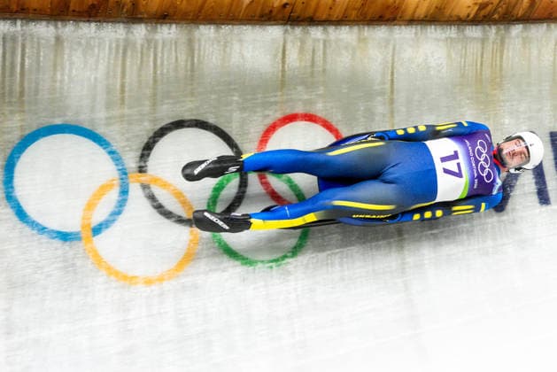 Luge - Milano Cortina 2026 Winter Olympics: Day 2 Anton Dukach during Milano Cortina 2026 Winter Olympics Luge Men™s single compettition in Cortina D Ampezzo on February 8, 2026 Cortina D Ampezzo Italy  Copyright: xFotoxOlimpikx originalFilename:jastrzebowski-lugemila260208_npzNu.jpg