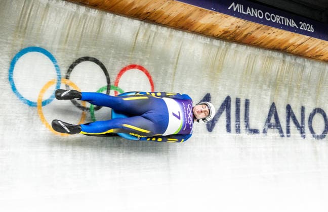 Luge - Milano Cortina 2026 Winter Olympics: Day 2 Andriy Mandziy during Milano Cortina 2026 Winter Olympics Luge Men™s single compettition in Cortina D Ampezzo on February 8, 2026 Cortina D Ampezzo Italy  Copyright: xFotoxOlimpikx originalFilename:jastrzebowski-lugemila260208_npa5V.jpg