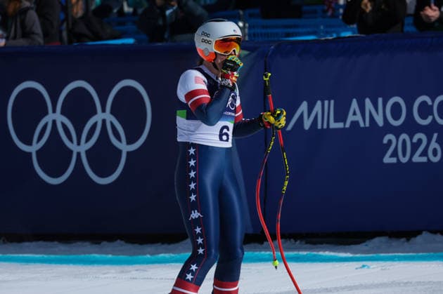 Milano Cortina 2026 - XXV Olympic Winter games, Winterspiele,Spiele, Summer games Cortina D Ampezzo - Italy 8 February,2026 Alpine skiing - Women s Downhill JOHNSON Breezy (USA)  Copyright: xLucianoxMariaxBisi IPAxSportx xipa-agency.netx xx IPA_71155484 IPA_Agency_IPA71155484