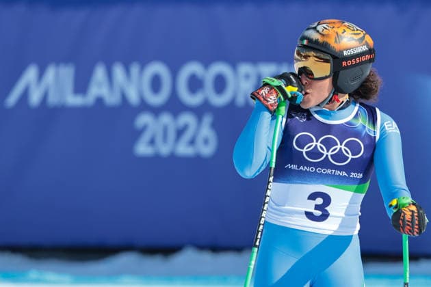 Milano Cortina 2026 - XXV Olympic Winter games, Winterspiele,Spiele, Summer games Cortina D Ampezzo - Italy 8 February,2026 Alpine skiing - Women s Downhill BRIGNONE Federica (ITA)  Copyright: xLucianoxMariaxBisi IPAxSportx xipa-agency.netx xx IPA_71155551 IPA_Agency_IPA71155551