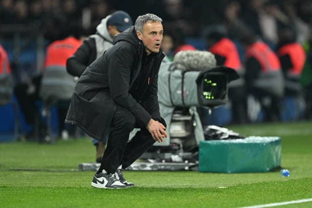 PSG vs Olympique de Marseille: French Ligue 1 PARIS, FRANCE - FEBRUARY 08: Luis Enrique, head coach of Paris Saint - Germain reacts during the French Ligue 1 (L1) football match between Paris Saint-Germain (PSG) and Olympique de Marseille at Parc des Princes stadium in Paris, France on February 08, 2026. Mustafa Yalcin Anadolu Paris France. Editorial use only. Please get in touch for any other usage.  Copyright: x2026xAnadoluxMustafaxYalcinx