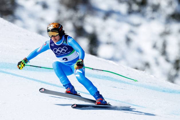 OLYMPICS - Winter Olympic Games, Olympische Spiele, Olympia, OS Milano Cortina 2026 CORTINA D AMPEZZO,ITALY,08.FEB.26 - OLYMPICS, ALPINE SKIING - Winter Olympic Games Milano Cortina 2026, downhill, women. Image shows Federica Brignone (ITA).  GEPAxpictures xMaticxKlansek