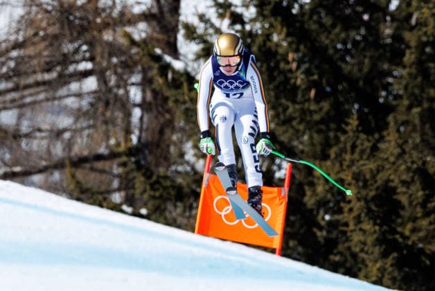 OLYMPICS - Winter Olympic Games, Olympische Spiele, Olympia, OS Milano Cortina 2026 CORTINA D AMPEZZO,ITALY,08.FEB.26 - OLYMPICS, ALPINE SKIING - Winter Olympic Games Milano Cortina 2026, downhill, women. Image shows Kira Weidle-Winkelmann (GER).  GEPAxpictures xMaticxKlansek