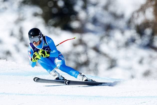 OLYMPICS - Winter Olympic Games, Olympische Spiele, Olympia, OS Milano Cortina 2026 CORTINA D AMPEZZO,ITALY,08.FEB.26 - OLYMPICS, ALPINE SKIING - Winter Olympic Games Milano Cortina 2026, downhill, women. Image shows Laura Pirovano (ITA).  GEPAxpictures xMaticxKlansek