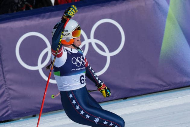 GIOCHI OLIMPICI - Olimpiadi Invernali Milano-Cortina 2026 - Alpine Skiing Women s Downhill Milano Cortina 2026 - XXV Olympic Winter games, Winterspiele,Spiele, Summer games Cortina D Ampezzo - Italy 8 February,2026 Alpine skiing - Women s Downhill JOHNSON Breezy (USA) Cortina D Ampezzo Italy  Copyright: xIPAxSport ABACAx