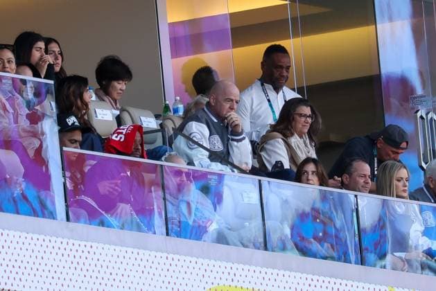 FIFA President Gianni Infantino, New England Patriots vs Seattle Seahawks, Super Bowl, LX, Football, NFL, 08 02 2026 Santa Clara California United States Copyright: xkolbert-press ChristianxKolbertx