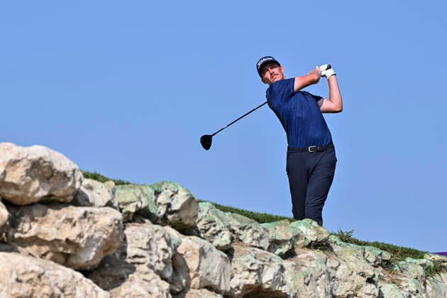 February 8, 2026, Doha, Qatar: Daniel Hillier of New Zealand seen in action during fourth round of the Qatar Masters 2026 golf tournament at the Doha Golf Club. Doha Qatar - ZUMAs197 20260208_aaa_s197_360 Copyright: xNoushadxVariyattiyakkalx