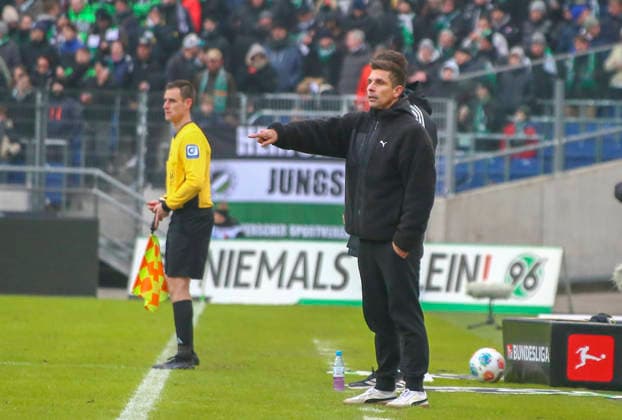 Germany Soccer 2 Bundesliga 2025 26, 21 Matchday Hannover 96 vs Holstein Kiel Heinz von Heiden Arena Stadion Hannover Marcel Rapp Coach Holstein Kiel Hannover Copyright: xAymanxAlahmedx