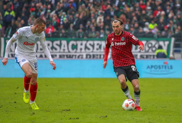 Germany Soccer 2 Bundesliga 2025 26, 21 Matchday Hannover 96 vs Holstein Kiel Heinz von Heiden Arena Stadion Hannover Kolja Oudenne Hannover 96, 29 Hannover Copyright: xAymanxAlahmedx