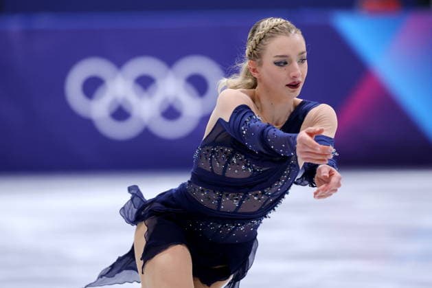 Amber Glenn (USA), FEBRUARY 8, 2026 - Figure skating, Eiskunstlauf : Team Women s Free Skating during the Milano Cortina 2026 Olympic Winter games, Winterspiele,Spiele, Summer games at Milano Ice Skating Arena in Milan, Italy. Noxthirdxpartyxsales  aflo_319044106