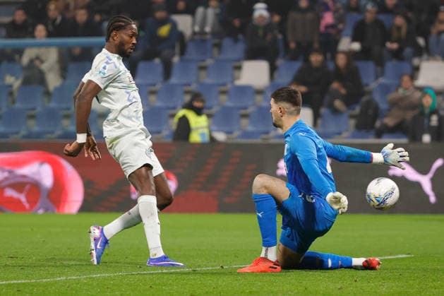February 8, 2026, Reggio Emilia, Italy: Marcus Thuram of FC Inter seen in action during the Italian Serie A soccer match between US Sassuolo Calcio and FC Inter at Mapei Stadium - CittÃ del Tricolore. Final score; US Sassuolo Calcio 0:5 FC Inter US Sassuolo Calcio Vs FC Inter In Reggio Emilia, Italy - 08 Feb 2026  - ZUMAs197 20260208_aaa_s197_499 Copyright: xEmanuelexPennacchiox