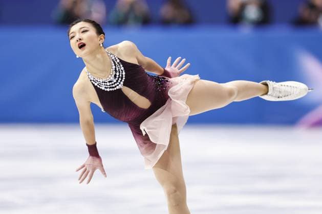 Milan Cortina Olympics: Figure skating, Eiskunstlauf Kaori Sakamoto of Japan performs in the women s free program during the figure skating team event at the Milan Cortina Olympics at Milano Ice Skating Arena in Milan on Feb. 8, 2026.  A14AA0005258673P