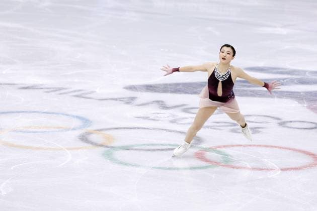 Milan Cortina Olympics: Figure skating, Eiskunstlauf Kaori Sakamoto of Japan performs in the women s free program during the figure skating team event at the Milan Cortina Olympics at Milano Ice Skating Arena in Milan on Feb. 8, 2026.  A14AA0005258676P