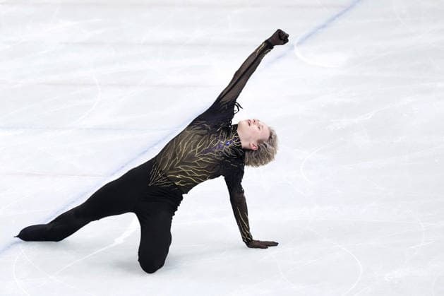 Milan Cortina Olympics: Figure skating, Eiskunstlauf Ilia Malinin of the United States performs in the men s free program during the figure skating team event at the Milan Cortina Olympics at Milano Ice Skating Arena in Milan on Feb. 8, 2026.  A14AA0005258781P