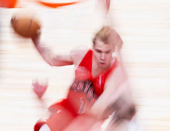 (260209) -- TORONTO, Feb. 9, 2026 -- Gradey Dick of Toronto Raptors passes the ball during the 2025-2026 NBA, Basketball Herren, USA regular season game between Toronto Raptors and Indiana Pacers in Toronto, Canada, on Feb. 8, 2026. (Photo by Xinhua) (SP) CANADA-TORONTO-BASKETBALL-NBA-PACERS VS RAPTORS ZouxZheng 