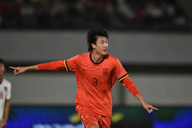 (260209) -- TANGERANG. Feb. 9, 2026 -- Zhao Songyuan of China celebrates his goal during the U17, U 17 International Friendly, Länderspiel, Nationalmannschaft Match between China and Indonesia in Tangerang, Indonesia on Feb. 8, 2026. ) (SP)INDONESIA-TANGERANG-FOOTBALL-U17 INTERNATIONAL FRIENDLY MATCH-CHINA VS INDONESIA VerixSanovri 