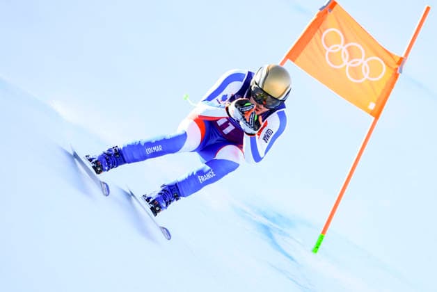 OLYMPICS - Winter Olympic Games, Olympische Spiele, Olympia, OS Milano Cortina 2026 BORMIO,ITALY,09.FEB.26 - OLYMPICS, ALPINE SKIING - Winter Olympic Games Milano Cortina 2026, team combined, downhill, men. Image shows Nils Allegre (FRA).  GEPAxpictures xWolfgangxGrebien