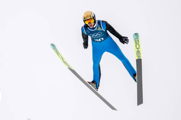 OLYMPICS - Winter Olympic Games, Olympische Spiele, Olympia, OS Milano Cortina 2026 VAL DI FIEMME,ITALY,09.FEB.26 - OLYMPICS, NORDIC SKIING, NORDIC COMBINED, Ski jumping, Skispringen, Ski, nordisch Winter Olympic Games Milano Cortina 2026, normal hill, training, men. Image shows Ilkka Herola (FIN).  GEPAxpictures xOliverxLerch