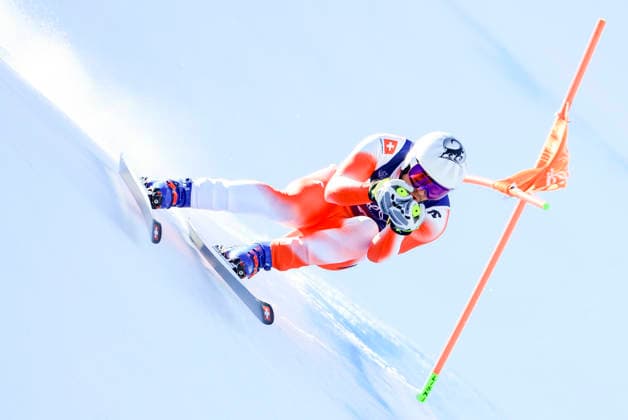 OLYMPICS - Winter Olympic Games, Olympische Spiele, Olympia, OS Milano Cortina 2026 BORMIO,ITALY,09.FEB.26 - OLYMPICS, ALPINE SKIING - Winter Olympic Games Milano Cortina 2026, team combined, downhill, men. Image shows Alexis Monney (SUI).  GEPAxpictures xWolfgangxGrebien