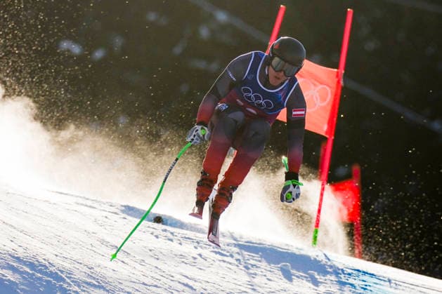 Winter Olympics in Milan Cortina 2026 Bormio, Italy 20260209. Raphael Haaser from Austria competes in the men s alpine downhill slalom team competition during the Milan Cortina 2026 Winter Olympics. Photo: Cornelius Poppe NTB Bormio Italy EDITORIAL USE ONLY. RESTRICTED USE FOR BETTING COMPANIES Ref:_SPO7gFI0q_yK3U.jpg *** Winter Olympics in Milan Cortina 2026 Bormio, Italy 20260209 Raphael Haaser from Austria competes in the men s alpine downhill slalom team competition during the Milan Cortina 2026 Winter Olympics Photo Cornelius Poppe NTB Bormio Italy EDITORIAL USE ONLY RESTRICTED USE FOR BETTING COMPANIES  Copyright: xCorneliusxPoppex xNTBx