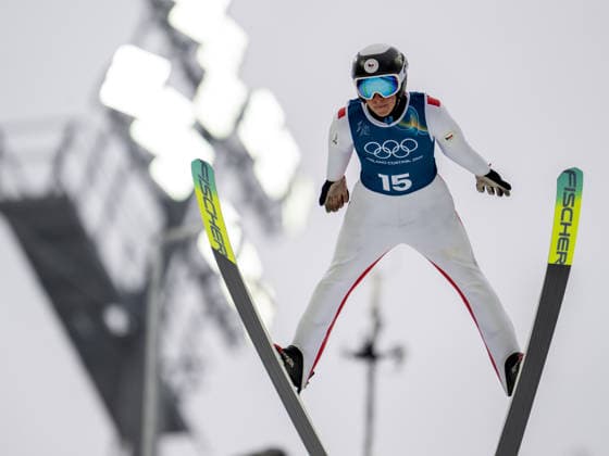 OLYMPICS - Winter Olympic Games, Olympische Spiele, Olympia, OS Milano Cortina 2026 VAL DI FIEMME,ITALY,09.FEB.26 - OLYMPICS, NORDIC SKIING, NORDIC COMBINED, Ski jumping, Skispringen, Ski, nordisch Winter Olympic Games Milano Cortina 2026, normal hill, training, men. Image shows Jiri Konvalinka (CZE).  GEPAxpictures xOliverxLerch