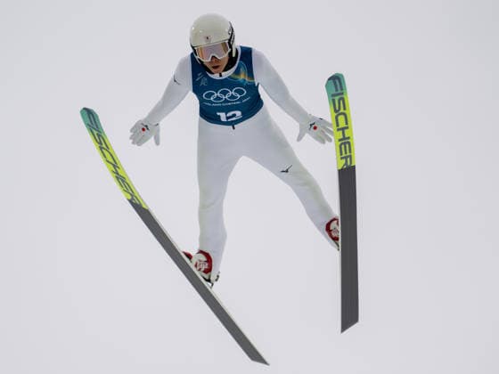 OLYMPICS - Winter Olympic Games, Olympische Spiele, Olympia, OS Milano Cortina 2026 VAL DI FIEMME,ITALY,09.FEB.26 - OLYMPICS, NORDIC SKIING, NORDIC COMBINED, Ski jumping, Skispringen, Ski, nordisch Winter Olympic Games Milano Cortina 2026, normal hill, training, men. Image shows Sora Yachi (JPN).  GEPAxpictures xOliverxLerch