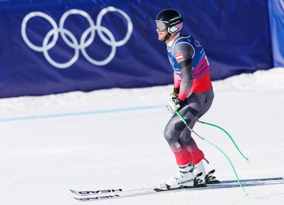 OLYMPICS - Winter Olympic Games, Olympische Spiele, Olympia, OS Milano Cortina 2026 BORMIO,ITALY,09.FEB.26 - OLYMPICS, ALPINE SKIING - Winter Olympic Games Milano Cortina 2026, team combined, downhill, men. Image shows Vincent Kriechmayr (AUT).  GEPAxpictures xHaraldxSteiner